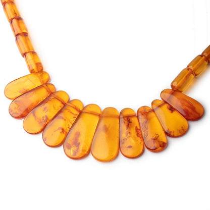 Baltic Amber Necklace 16 inch 42 pieces