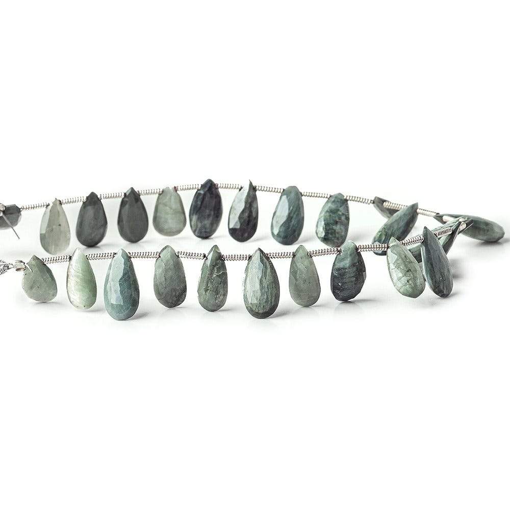 Black Tiger Eye Pear Briolette