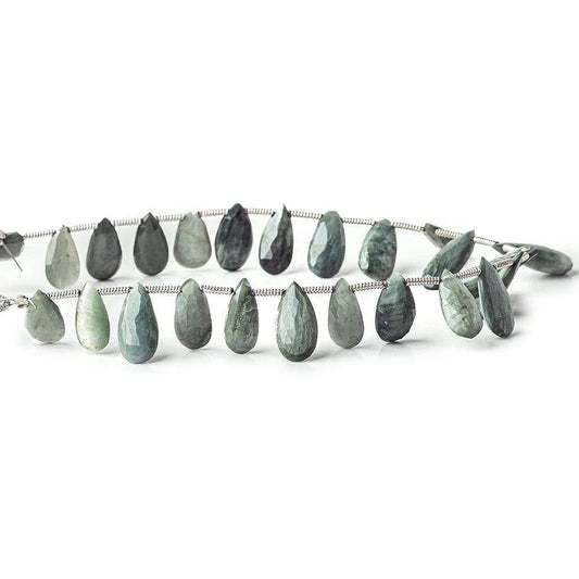 Black Tiger Eye Pear Briolette