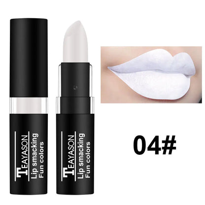 Matte Nude Lipsticks 12 Colors Waterproof Long Lasting Non-Stick Cup Lip Glaze Sexy Vampire Red Black Lipstick Pigment Cosmetics