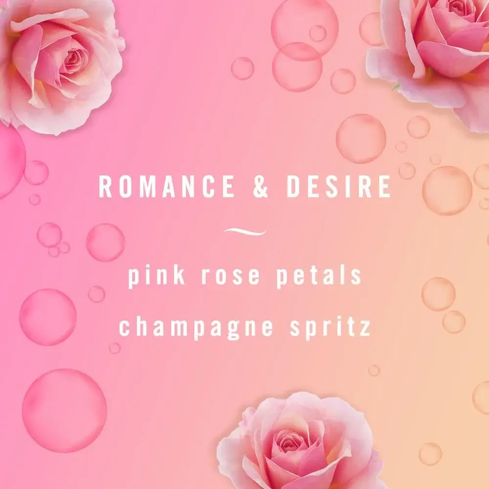 Pink Rose Petals Spray Air Freshener 8.8 Oz 2 Ct Odor Eliminating Deodorizing Romance & Desire Home and Car Burst of Fresh