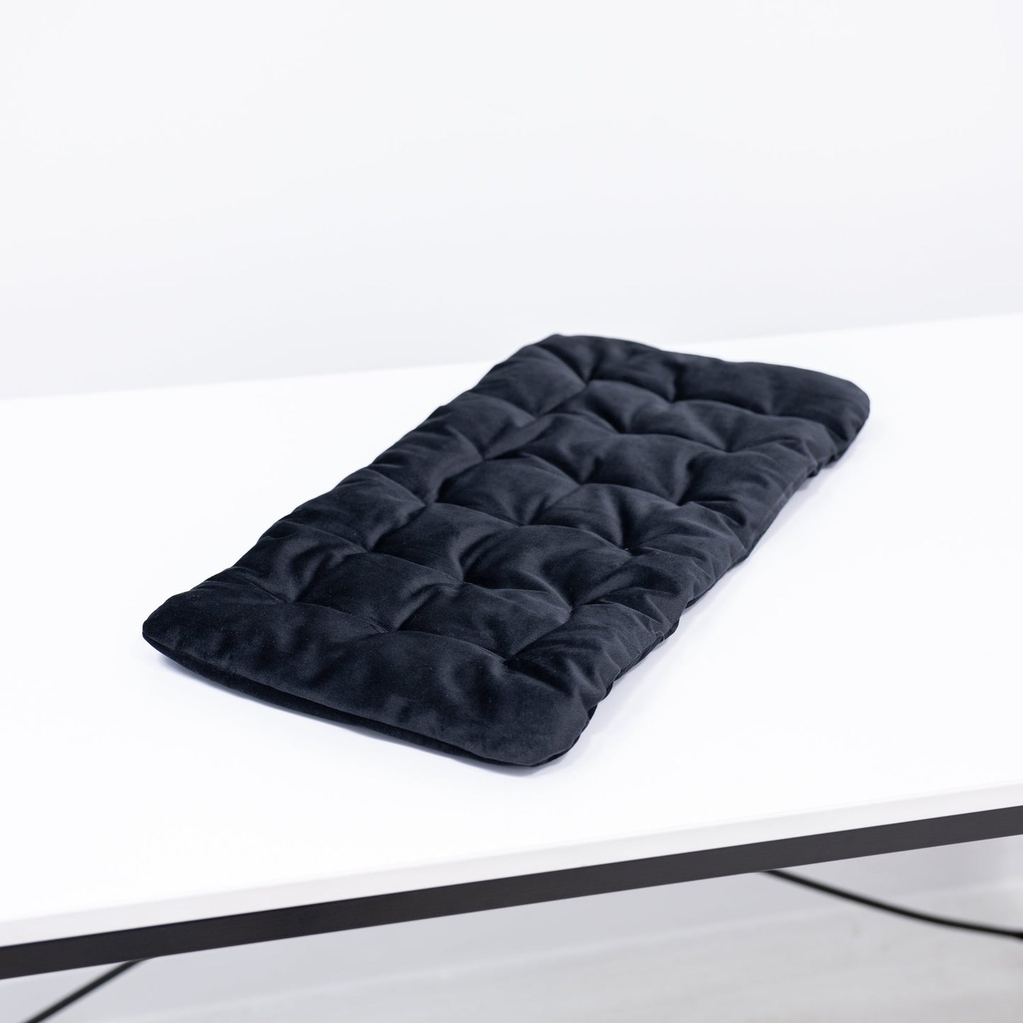 Sleeping Cat Pillow - Black