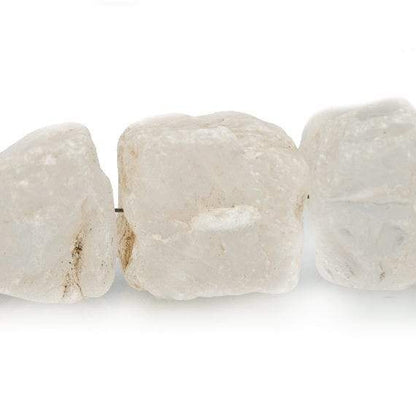 Champagne Crystal Quartz Hammer Faceted Cube Beads