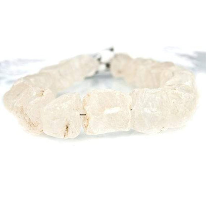 Champagne Crystal Quartz Hammer Faceted Cube Beads