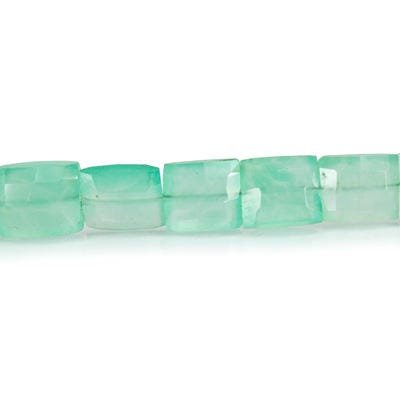 Chrysoprase Beads Faceted Rectangle