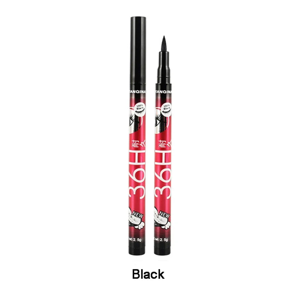 5 Style of Black Liquid Eyeliner Shade Brown Make up Eye Liner Pencil Color Eyeliner Waterproof Eyeliner Eyes Makeup Stencil