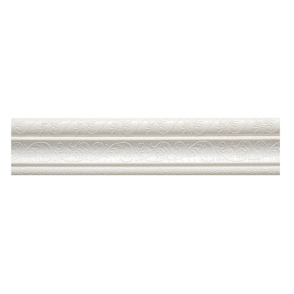 Self Adhesive Flexible Foam Molding Trim, Sticky Decorative Wall Lines Wallpaper Border for Home, Office, Hotel DIY Decoration Wall Edging Strip Border Waterproof Wall Decor 2.3Mx8Cm