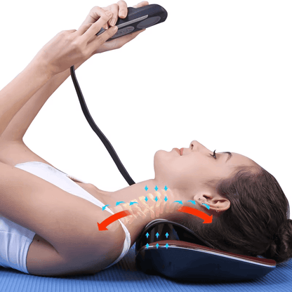 Electric Heat Therapy Massage Products Cervical Massager Traction Machine Pillow For Neck And Shoulder Massage