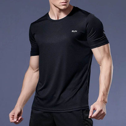 Men's Quick Dry Sports T-Shirts - Compression Running & Soccer Jerseys for Gym Fitness