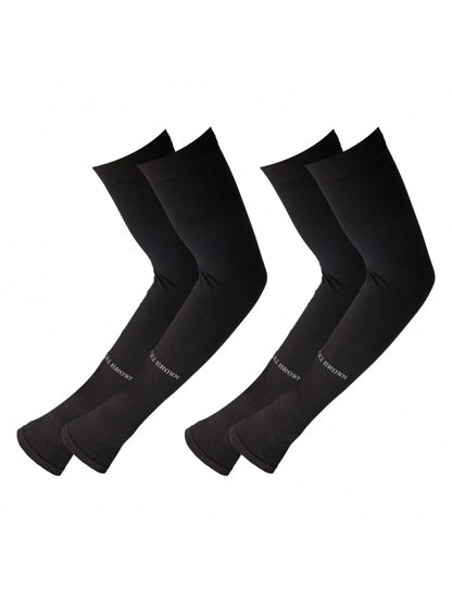 Unisex Sun Protection Sleeves for Outdoor Sports - Ice Silk Cycling and Driving Hand Sleeves, Single Pack