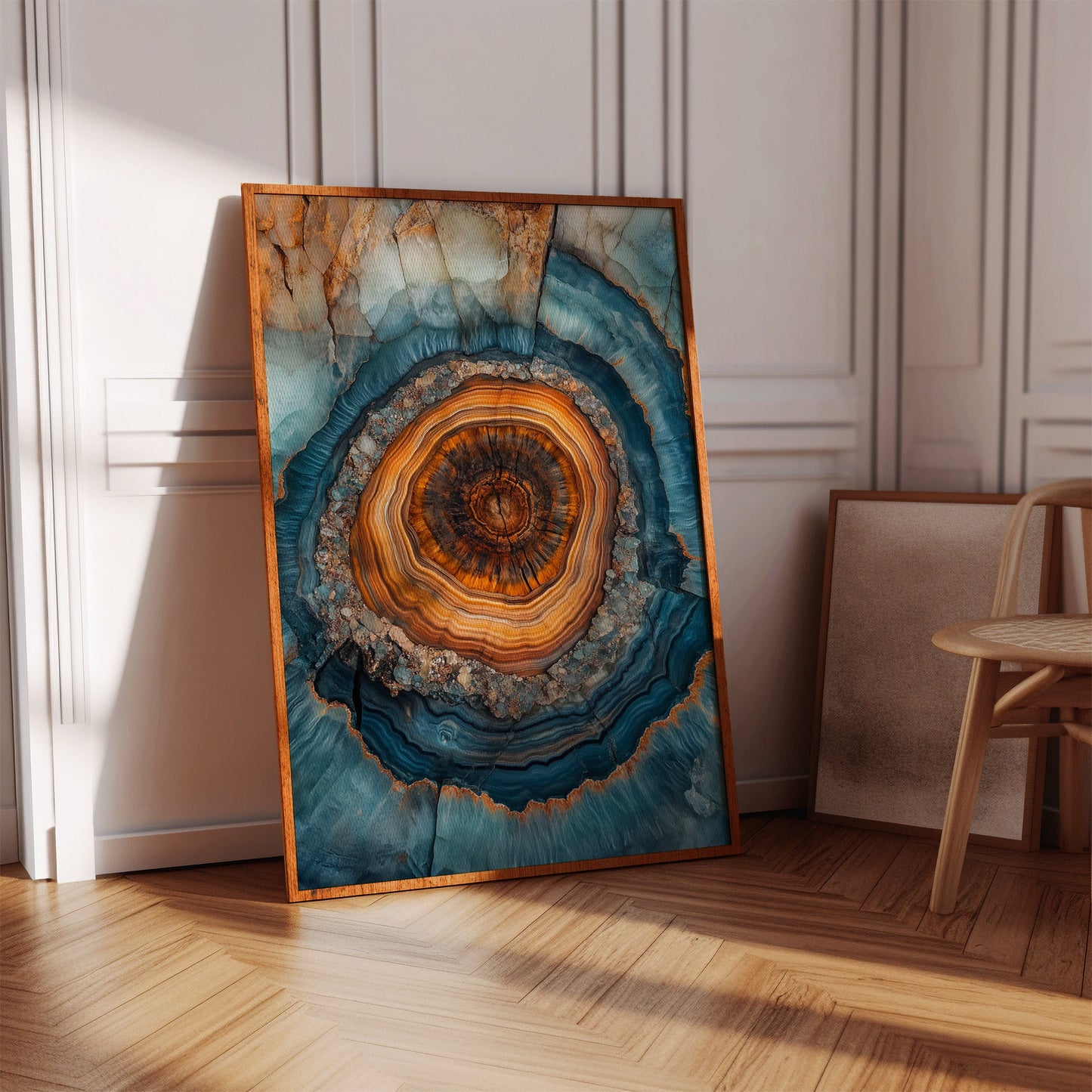 Oceanic Harmony - Geode Art