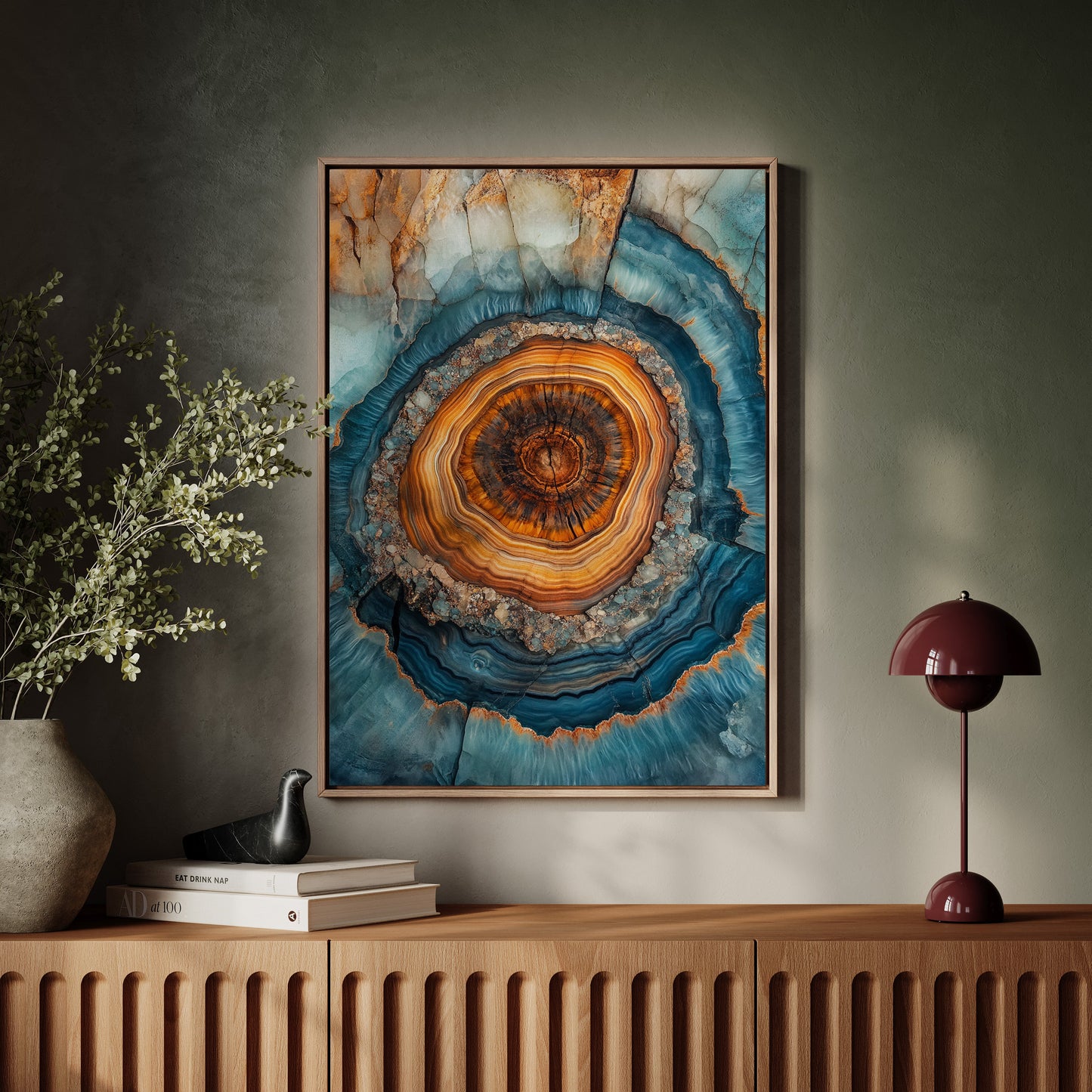 Oceanic Harmony - Geode Art