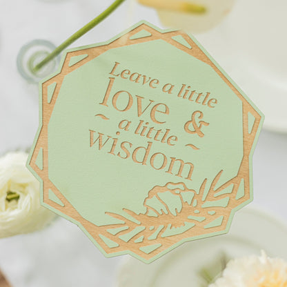 Memory Sign Acrylic Hexagon