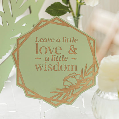 Memory Sign Acrylic Hexagon