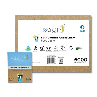 5.75" Cocktail Wheat Straws-7