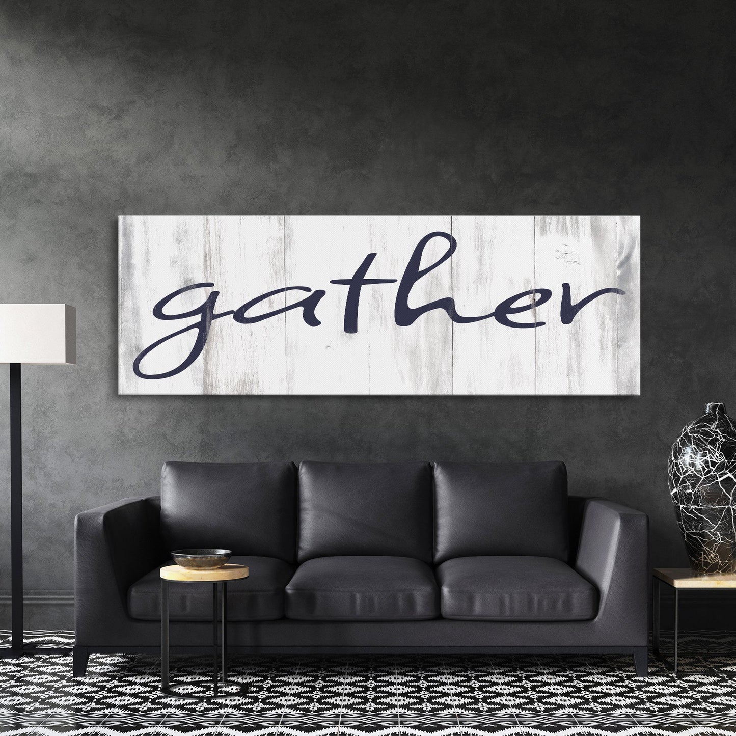 Gather Canvas Sign Gather Sign Large Gather Wood Sign Gather Sign Canvas Wood Dining Room Signs Dining Room Wall Decor Thanksgiving Signs