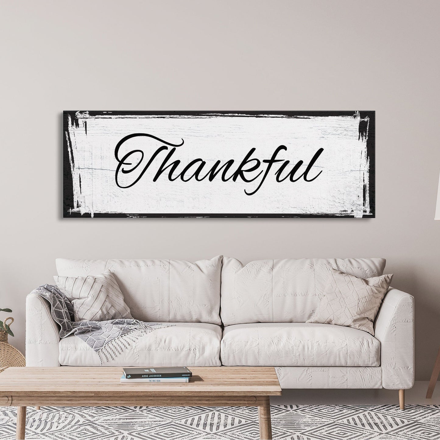 Thankful Canvas Sign, Thankful Sign on Wood, Thanksgiving Signs, Fall Signs, Thankful Wood Signs, Thanksgiving Decor, Framed Wood Signs