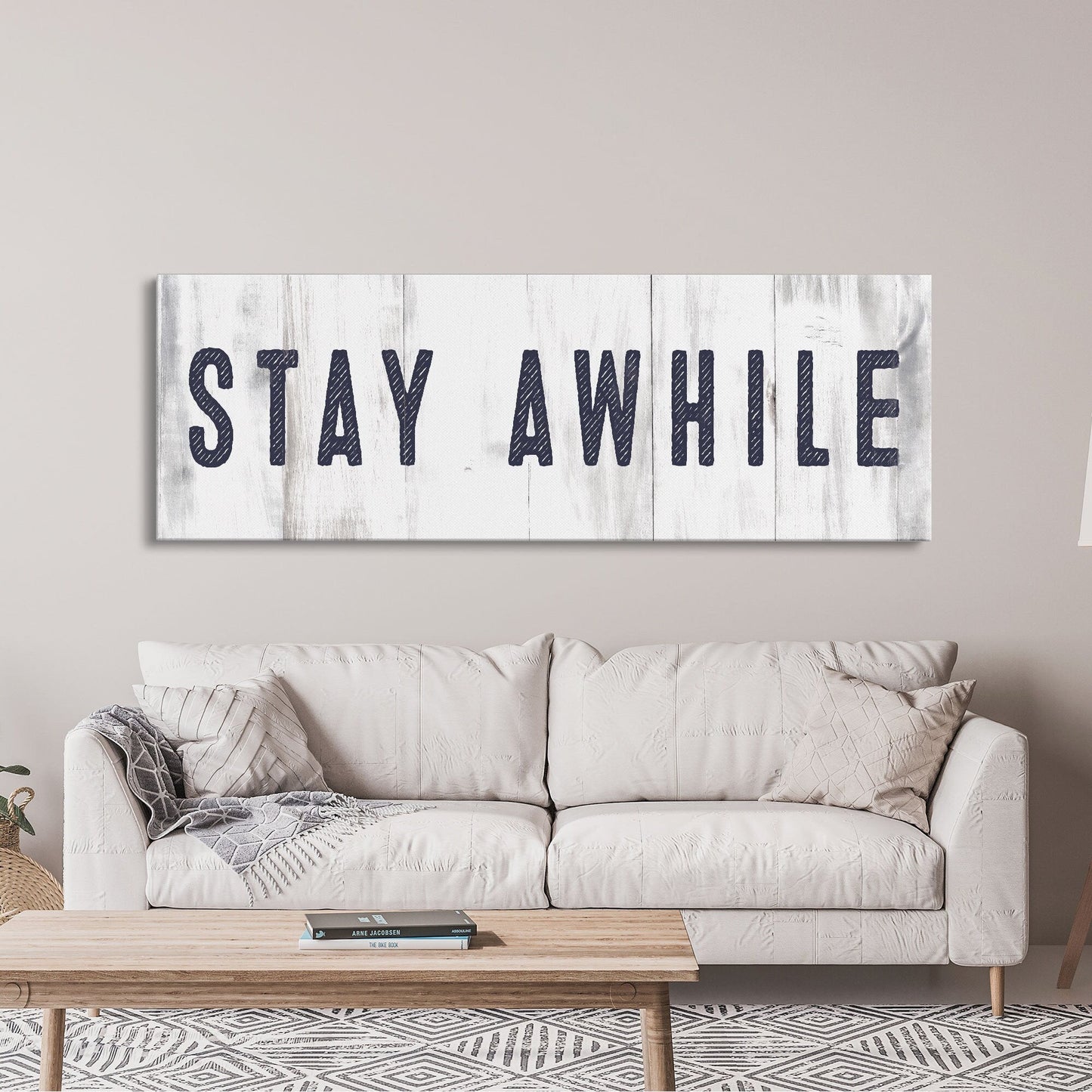 Stay awhile sign, Stay Awhile Canvas Print, Living Room Signs, Living room wall decor, Entryway Wood sign, wooden signs, Mothers Day gifts