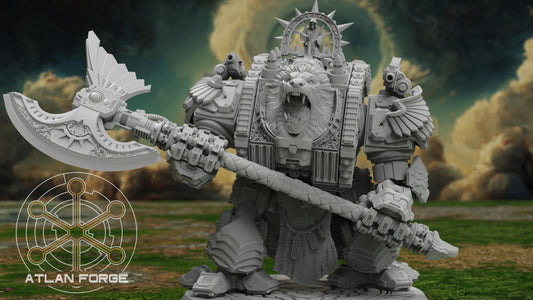 3d Printed Angelic Dread Walker by Atlan Forge Miniatures