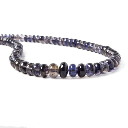 6-7mm Iolite Plain Rondelle Beads 16 inch101 pieces