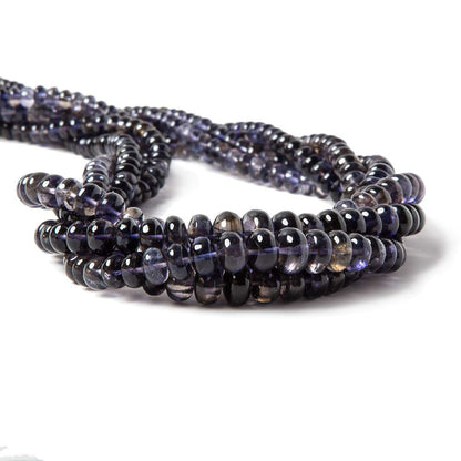 6-7mm Iolite Plain Rondelle Beads 16 inch101 pieces