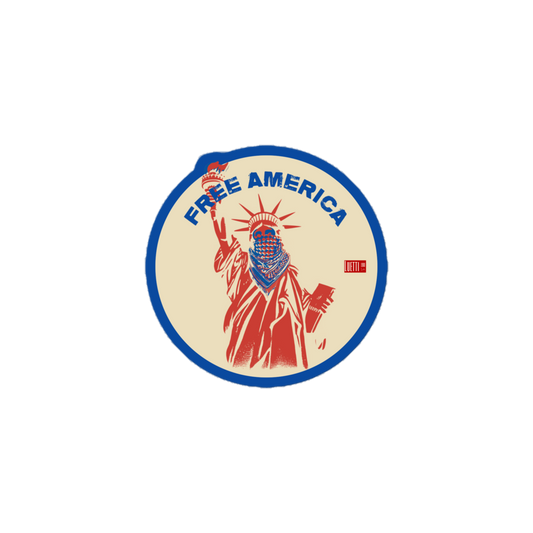 FREE AMERICA Bubble-free sticker