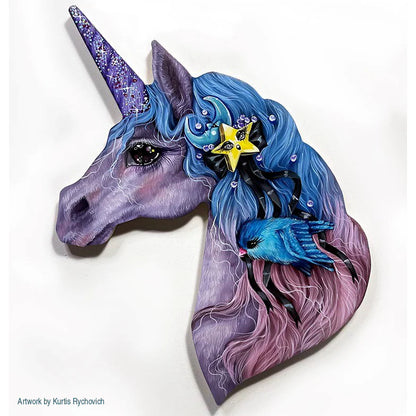 Trekell Unicorn Panel - Wooden Painting Canvas