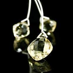 Lemon Quartz Beads Corner Drilled Pillow Set