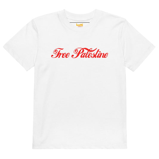 Free Palestine Organic cotton kids t-shirt