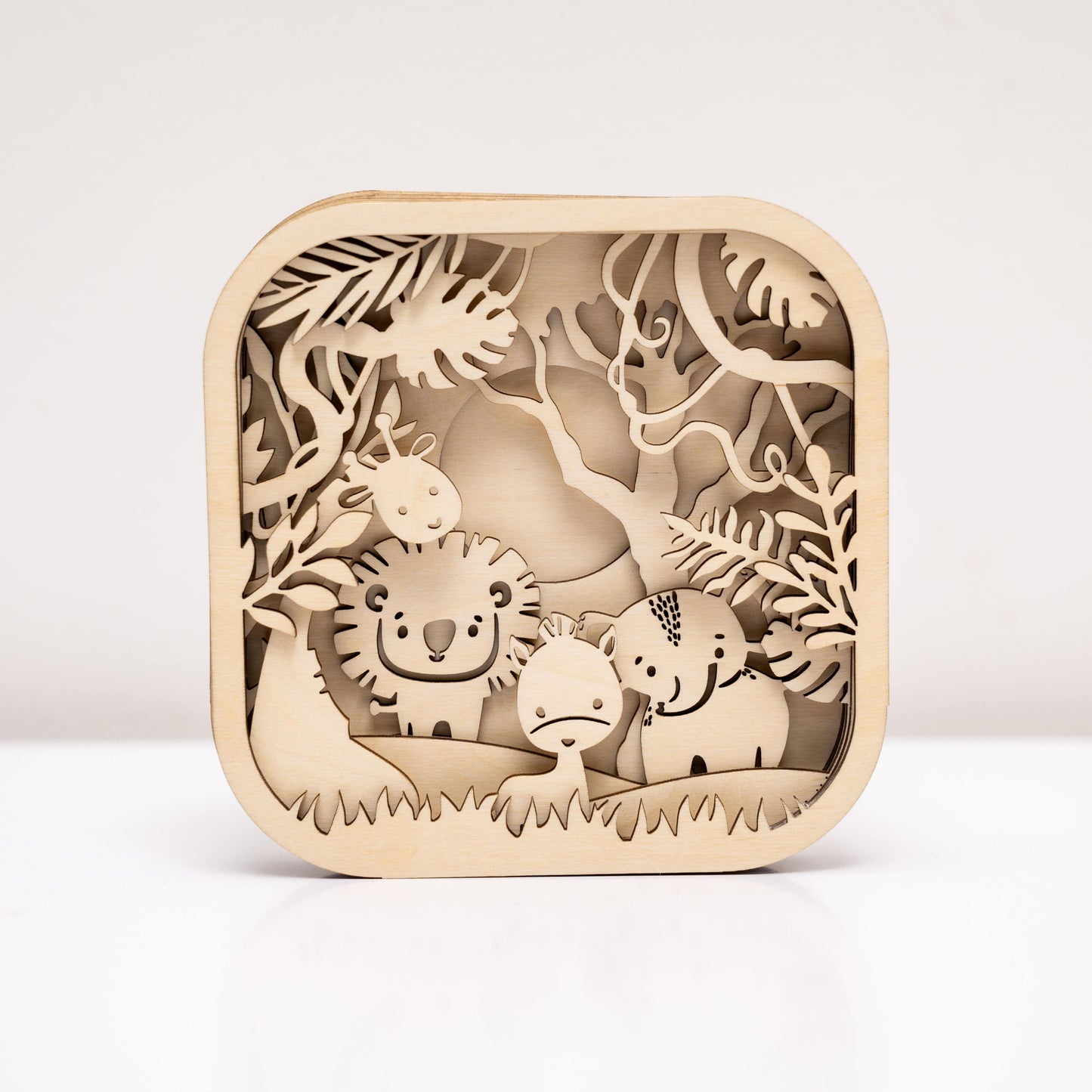 3D DIY Wood Painting Kit for Kids – Safari