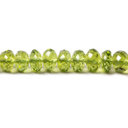 5mm Peridot Faceted Rondelle 16 pieces 121 pieces