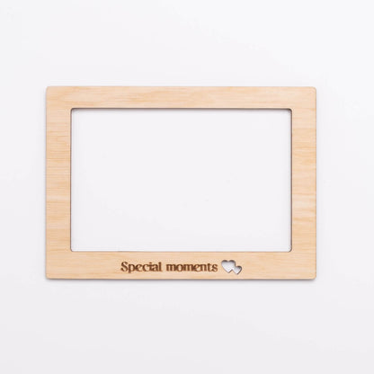 Set of 9 Wooden Photo Frames