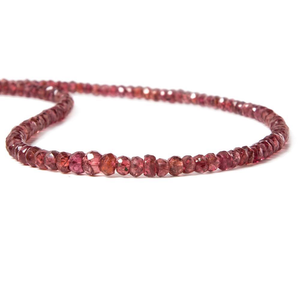 2-3mm Red Spinel Faceted Rondelle Beads 16 inch 240 pieces