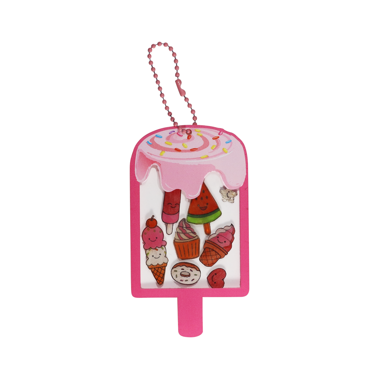 Shrinky Shaker Keychain