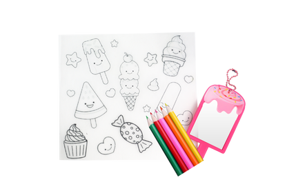 Shrinky Shaker Keychain