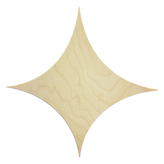 Trekell Retro Star Panel - Wooden Painting Canvas