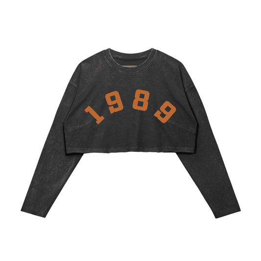 1989 Long Sleeve Crop Top