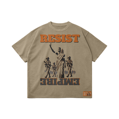 Resist Empire - Africa Edition: Oversized Raw Hem T-shirt