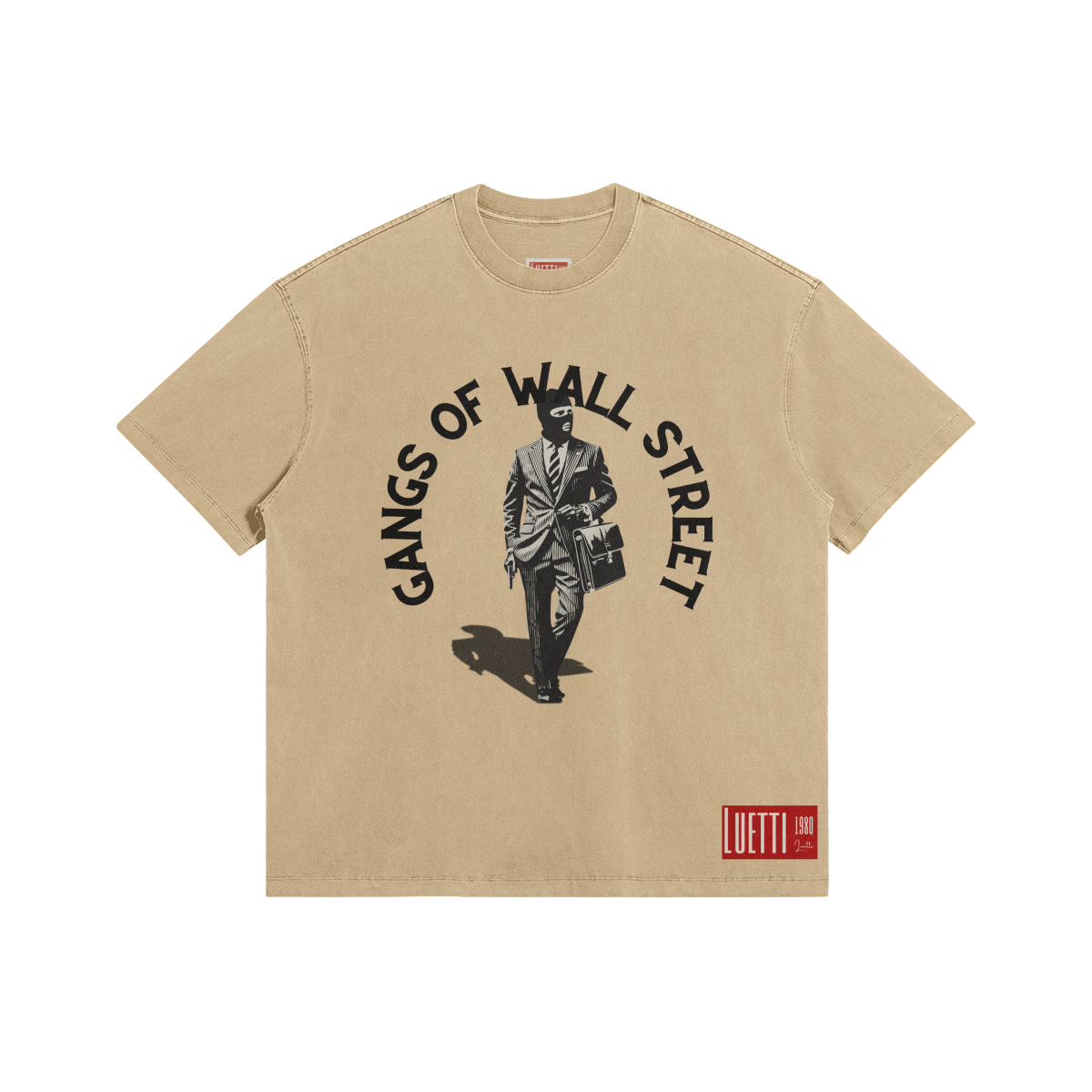Gangs of Wall Street Washed Oversized Tee