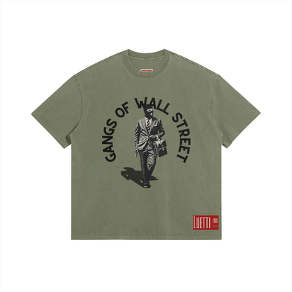 Gangs of Wall Street Washed Oversized Tee
