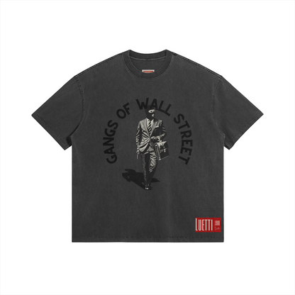 Gangs of Wall Street Washed Oversized Tee