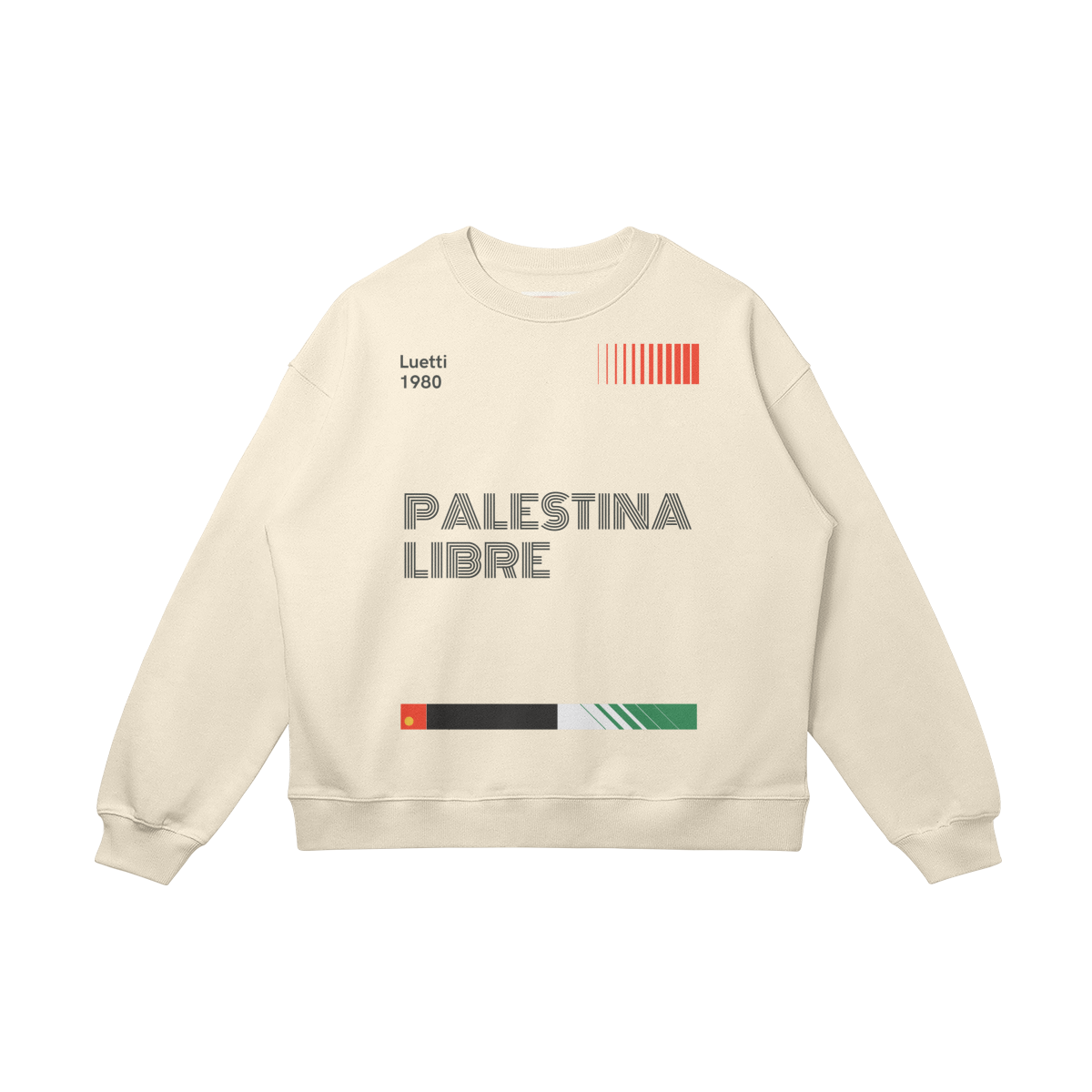 Vintage-inspired Kodak Palestina Libre Drop Shoulders Sweatshirts