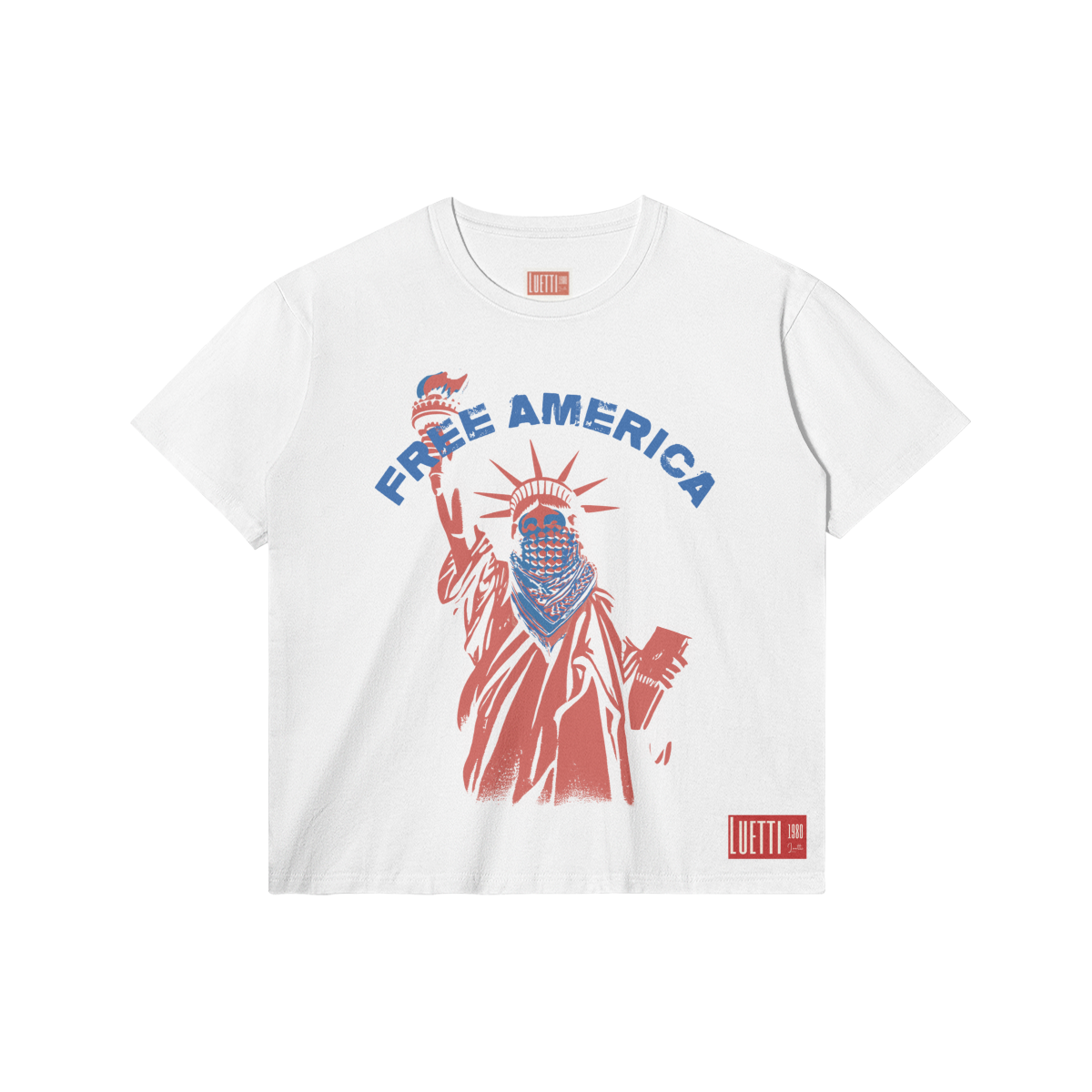 Free America Regular Fit 100% Cotton Tee