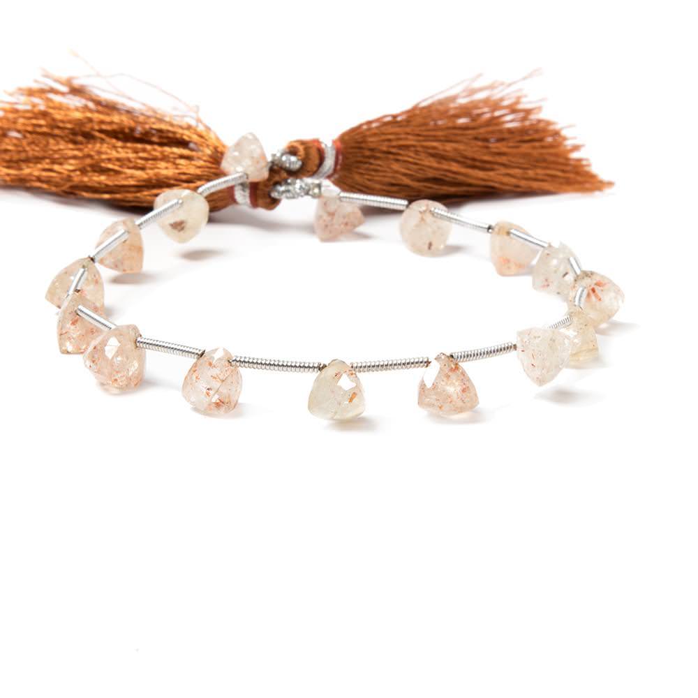 Sunstone Beads Top Drilled Trillion (Size - 5x5x5mm to 6x6x6mm)