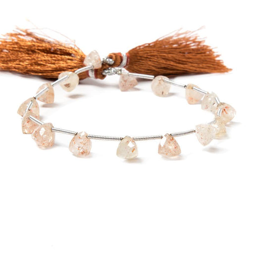 Sunstone Beads Top Drilled Trillion (Size - 5x5x5mm to 6x6x6mm)