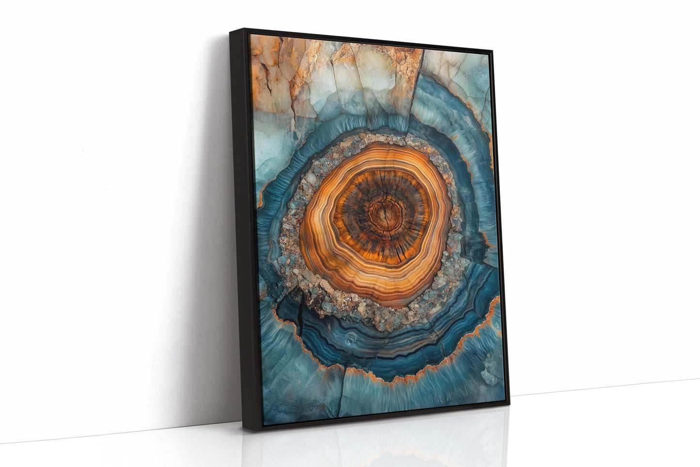 Oceanic Harmony - Geode Art