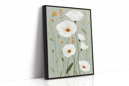 Tranquil Meadows - Modern Floral Canvas Art