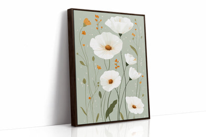 Tranquil Meadows - Modern Floral Canvas Art