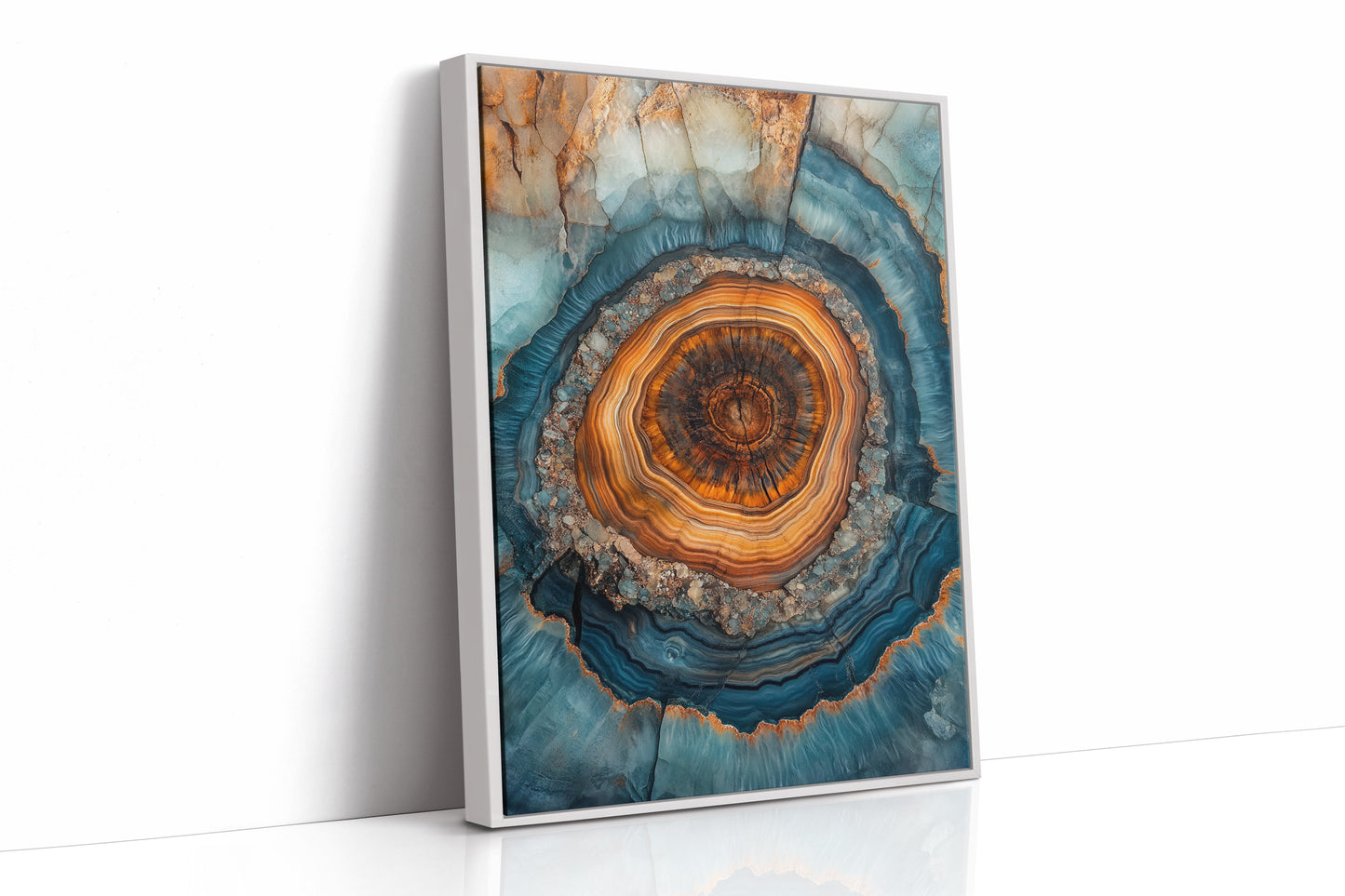 Oceanic Harmony - Geode Art