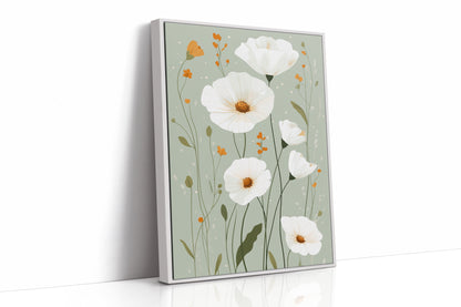 Tranquil Meadows - Modern Floral Canvas Art